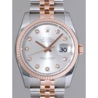 ロレックススーパーコピー ROLEX パーペチュアル デイトジャスト メンズ 116231G ジュビリーブレス シルバー