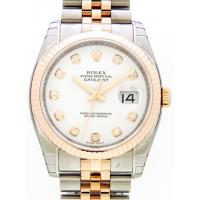 ロレックススーパーコピー ROLEX パーペチュアル デイトジャスト メンズ 116231G ジュビリーブレス ホワイト