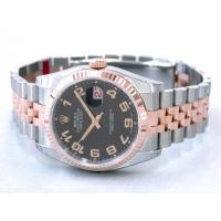 ロレックススーパーコピー ROLEX パーペチュアル デイトジャスト メンズ 116231 ジュビリーブレス ブラックコンセントリックアラビア