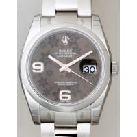 ロレックススーパーコピー ROLEX パーペチュアル デイトジャスト メンズ 116200 ブラウンフラワー