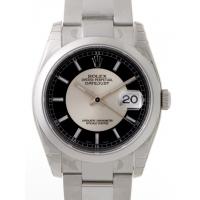 ロレックススーパーコピー ROLEX パーペチュアル デイトジャスト メンズ 116200 ブラック/シルバー