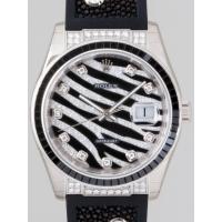 ロレックススーパーコピー ROLEX パーペチュアル デイトジャスト メンズ 116199SANR ゼブラ ダイヤ入りガルーシャ
