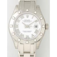 ロレックススーパーコピー ROLEX パーペチュアル デイトジャスト レディース 80319 ホワイトローマ