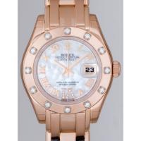 ロレックススーパーコピー ROLEX パーペチュアル デイトジャスト レディース 80315NR ホワイトシェルローマ（VIダイヤ）