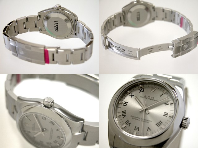 ロレックススーパーコピー ROLEX パーペチュアル ボーイズ 177200 グレープリントローマ