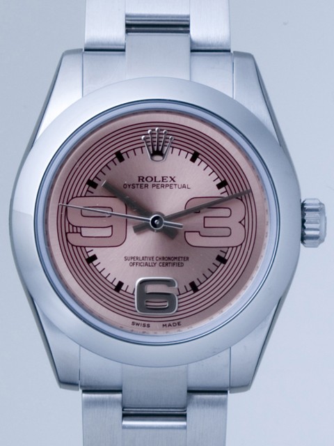 ロレックススーパーコピー ROLEX パーペチュアル ボーイズ 177200 ピンクビックアラビア