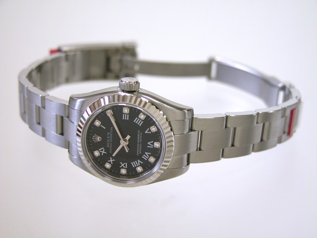 ロレックススーパーコピー ROLEX パーペチュアル 176234G ブラックプリントローマ