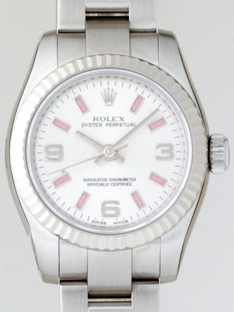 ロレックススーパーコピー ROLEX パーペチュアル 176234 シルバー369ピンク