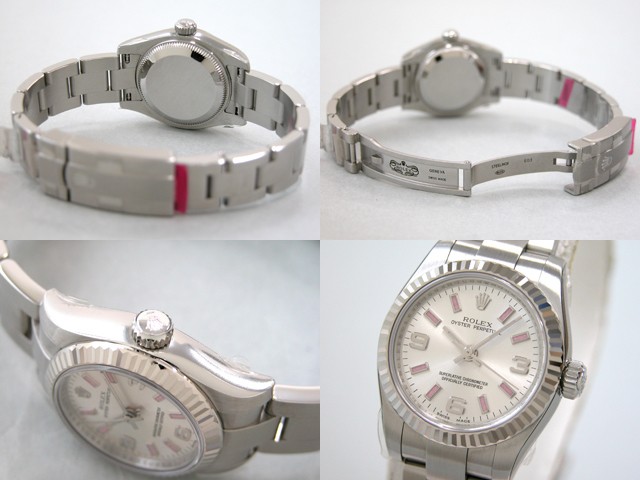 ロレックススーパーコピー ROLEX パーペチュアル 176234 シルバー369ピンク