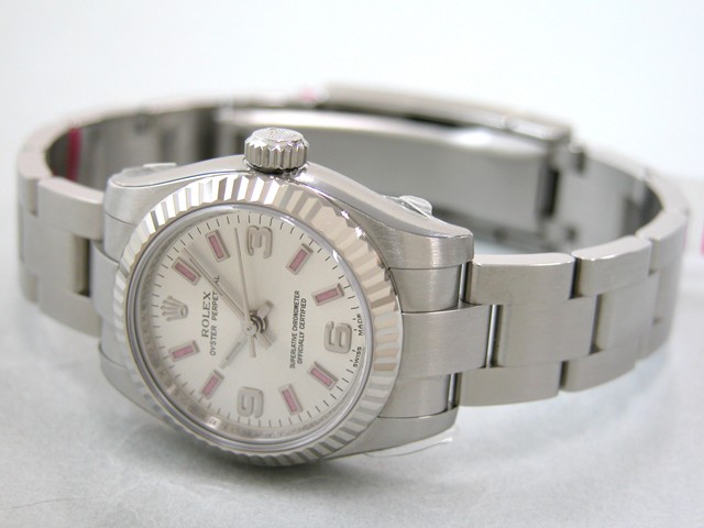 ロレックススーパーコピー ROLEX パーペチュアル 176234 シルバー369ピンク