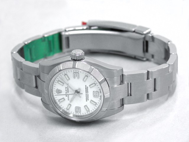 ロレックススーパーコピー ROLEX パーペチュアル レディース 176210 ホワイト3 6 9ホワイトバー