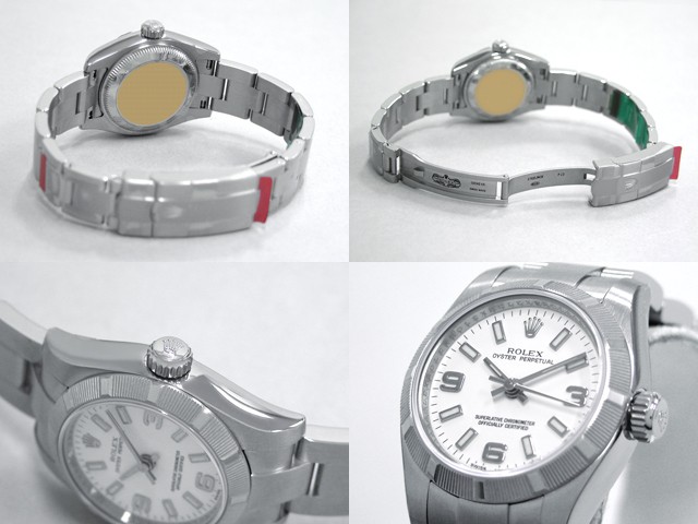 ロレックススーパーコピー ROLEX パーペチュアル レディース 176210 ホワイト3 6 9ホワイトバー