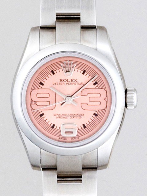 ロレックススーパーコピー ROLEX パーペチュアル レディース 176200 ピンクビックアラビア
