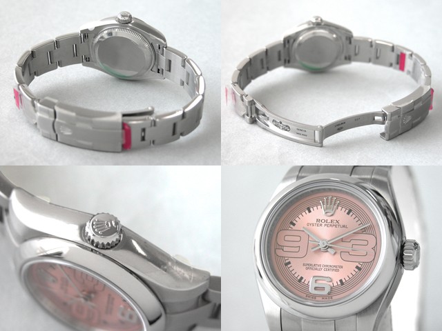 ロレックススーパーコピー ROLEX パーペチュアル レディース 176200 ピンクビックアラビア