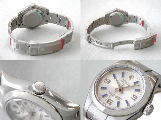 ロレックススーパーコピー ROLEX パーペチュアル レディース 176200 シルバー ブルーバー