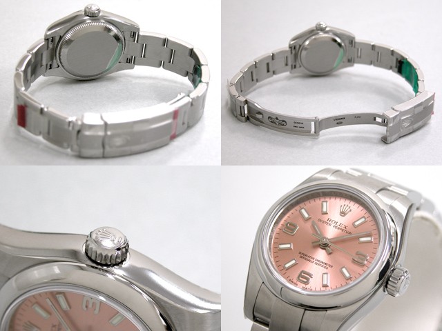ロレックススーパーコピー ROLEX パーペチュアル レディース 176200 ピンク ホワイトバー