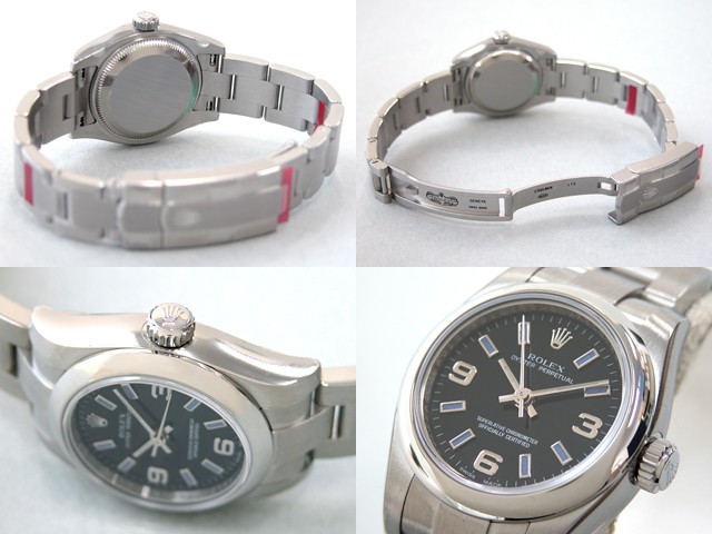 ロレックススーパーコピー ROLEX パーペチュアル レディース 176200 ブラック ブルーバー