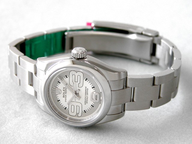 ロレックススーパーコピー ROLEX パーペチュアル レディース 176200 シルバービックアラビア