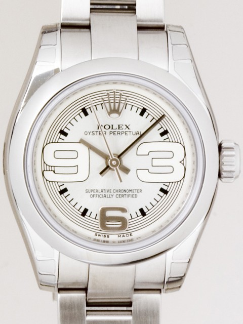 ロレックススーパーコピー ROLEX パーペチュアル レディース 176200 シルバービックアラビア