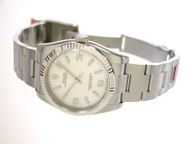 ロレックススーパーコピー ROLEX パーペチュアル 116034 シルバー アラビア