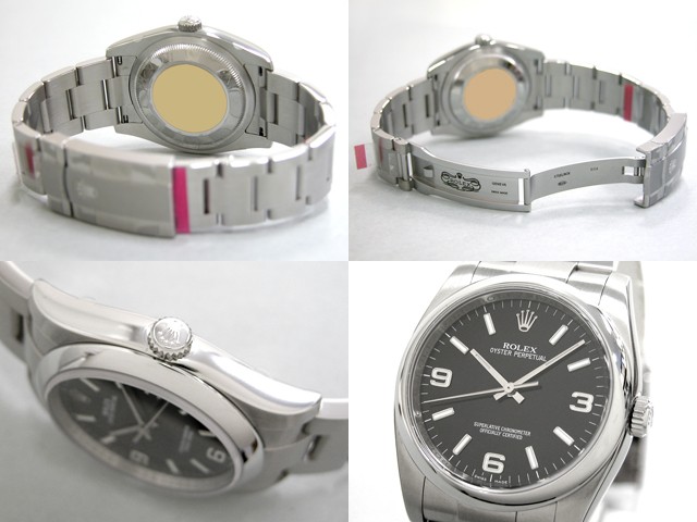 ロレックススーパーコピー ROLEX パーペチュアル 116000 ブラック ホワイトアラビア