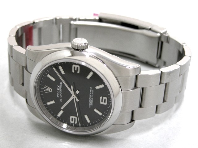 ロレックススーパーコピー ROLEX パーペチュアル 116000 ブラック ホワイトアラビア