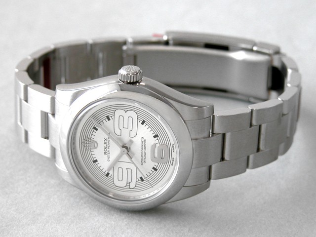 ロレックススーパーコピー ROLEX パーペチュアル ボーイズ 177200 シルバービックアラビア