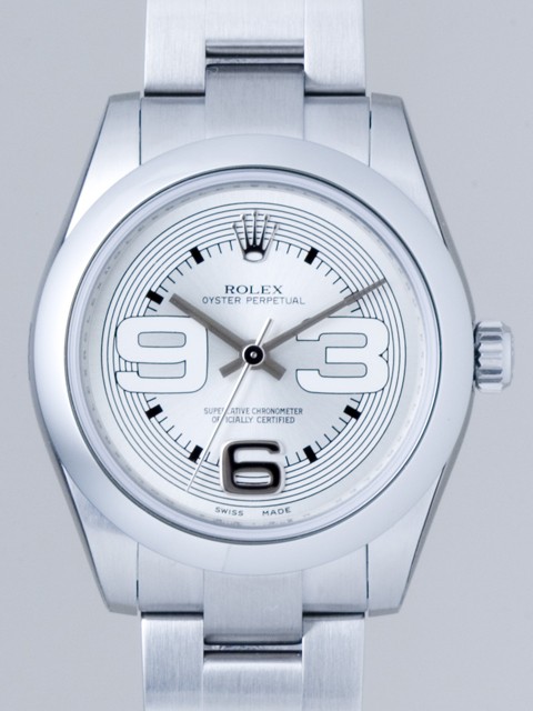 ロレックススーパーコピー ROLEX パーペチュアル ボーイズ 177200 シルバービックアラビア