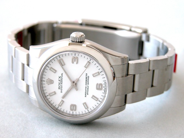 ロレックススーパーコピー ROLEX パーペチュアル ボーイズ 177200 ホワイト