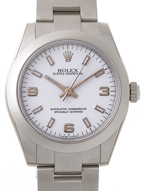 ロレックススーパーコピー ROLEX パーペチュアル ボーイズ 177200 ホワイト