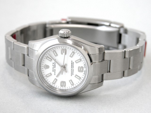 ロレックススーパーコピー ROLEX パーペチュアル レディース 176200 ホワイト ホワイトバー