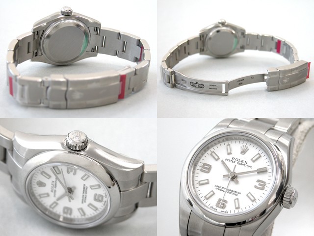 ロレックススーパーコピー ROLEX パーペチュアル レディース 176200 ホワイト ホワイトバー