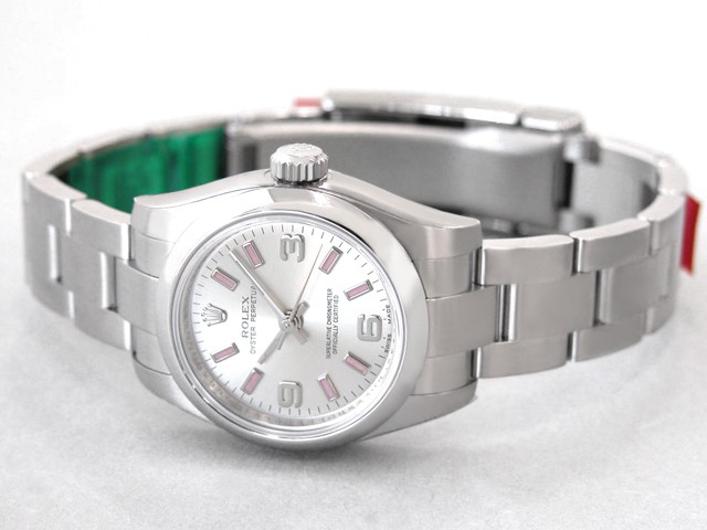 ロレックススーパーコピー ROLEX パーペチュアル レディース 176200 シルバー3 6 9ピンクバー