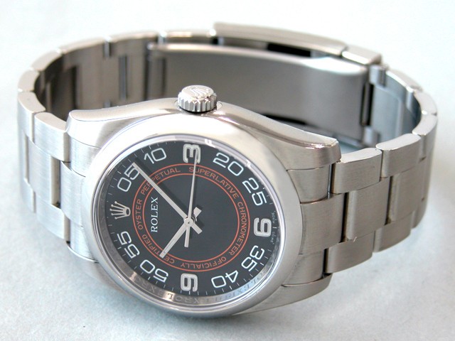 ロレックススーパーコピー ROLEX パーペチュアル 116000 ブラック３ ６ ９