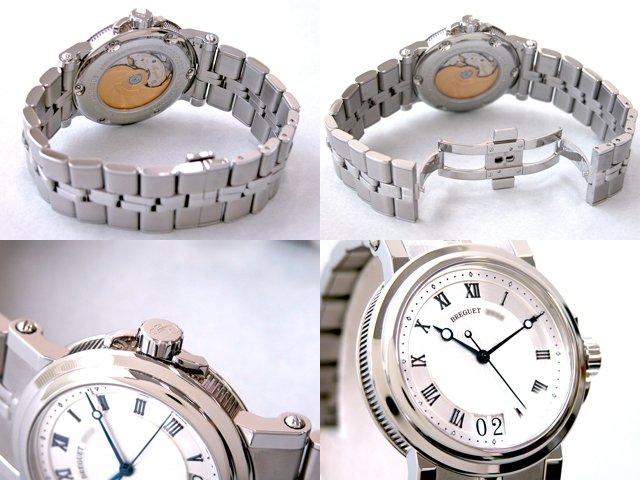 ブレゲスーパーコピー Breguet マリーンビックデイト 5817ST/12/SVO SS/SS シルバー