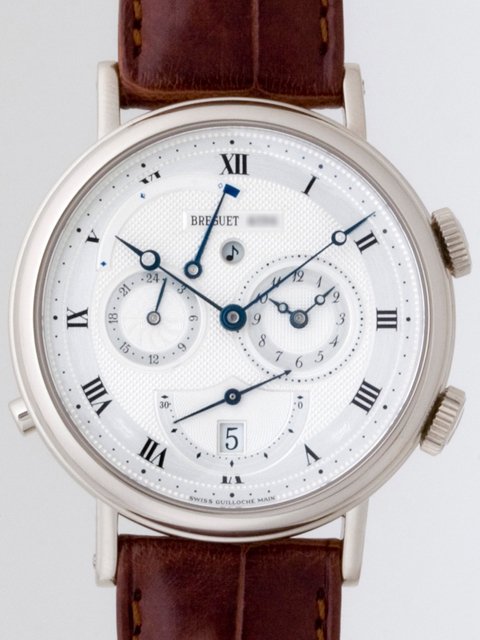 ブレゲスーパーコピー Breguet クラシック 5707BB/12/9V6 アラーム ダブルタイムゾーン シルバー