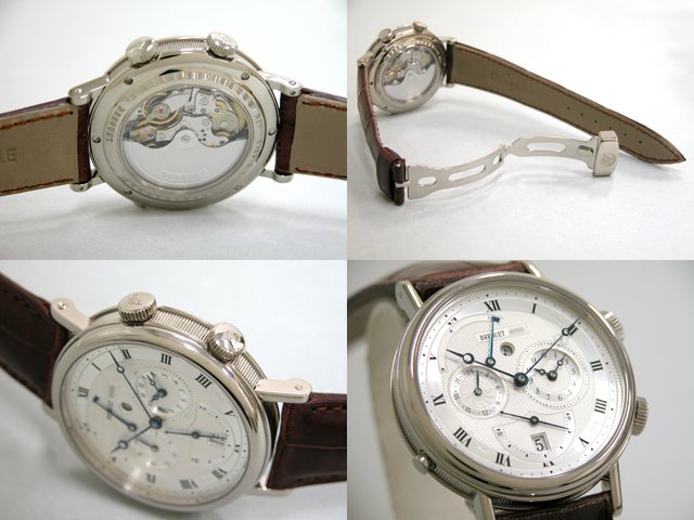 ブレゲスーパーコピー Breguet クラシック 5707BB/12/9V6 アラーム ダブルタイムゾーン シルバー