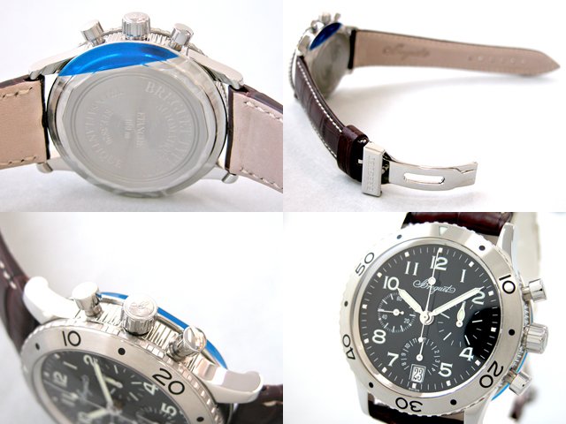 ブレゲスーパーコピー Breguet トランスアトランティック 3820ST/H2/9W6 皮ベルト ブラック
