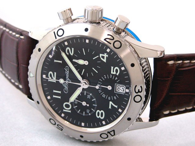 ブレゲスーパーコピー Breguet トランスアトランティック 3820ST/H2/9W6 皮ベルト ブラック
