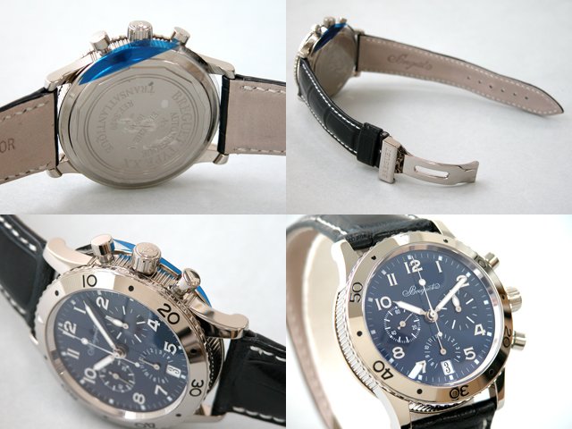 ブレゲスーパーコピー Breguet トランスアトランティック 3820BB/P2/9W6 皮ベルト ブルー