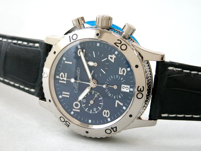 ブレゲスーパーコピー Breguet トランスアトランティック 3820BB/P2/9W6 皮ベルト ブルー