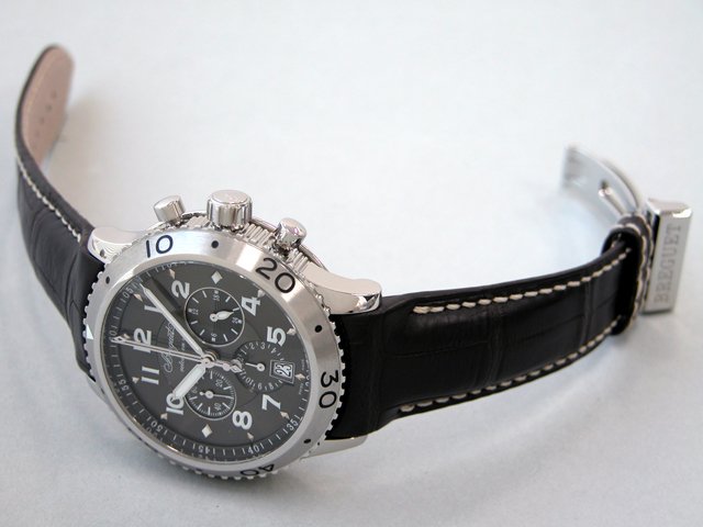 ブレゲスーパーコピー Breguet トランスアトランティック 3810ST/92/9ZU タイプ21 皮ベルト グレー