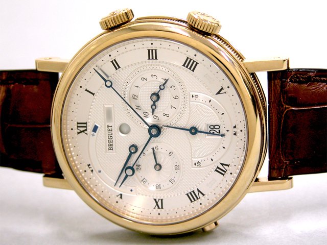 ブレゲスーパーコピー Breguet クラシック  5707BA/12/9V6 アラーム セカンドタイム インジゲーター シルバー