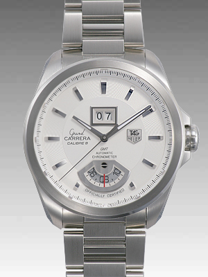 タグ・ホイヤースーパーコピー グランドカレラ ＧＭＴ キャリバー８ WAV5112.BA0901 ホワイト
