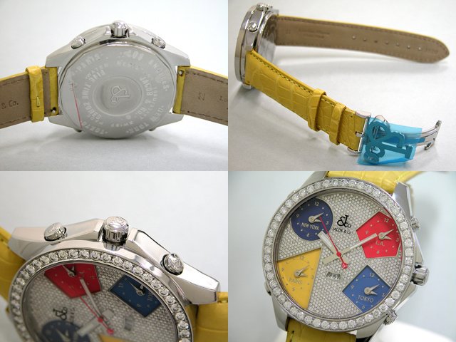 ジェイコブスーパーコピー JACOB&Co ファイブタイムゾーン JC-45D 1重ベゼルダイヤ 47mm 全面ダイヤ