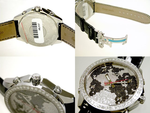 ジェイコブスーパーコピー ファイブタイムゾーン ワールドマップ JC-47BKD 1重ベゼルダイヤ 47mm 全面ダイヤ