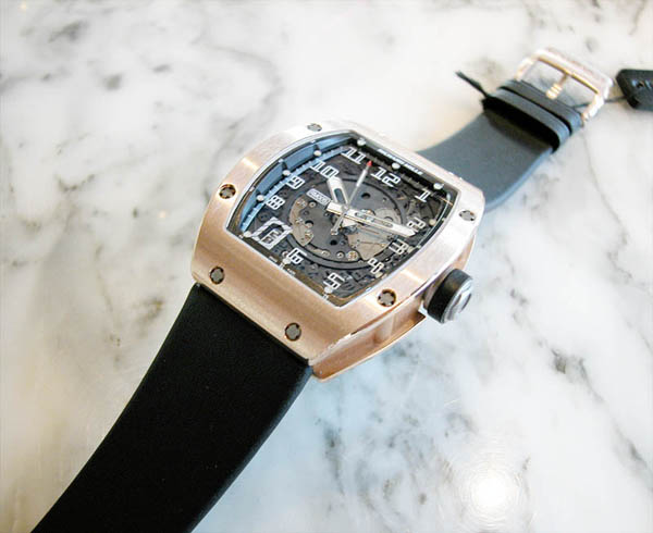 リシャール ミルスーパーコピー RM005 18KRG-case（45×38,3mm) ラバーベルト