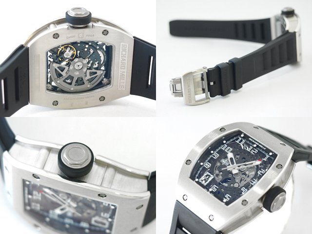 リシャール・ミルスーパーコピー オートマティック RM010 WG/ラバー スケルトン