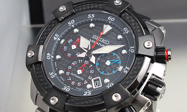 SEIKO セイコースーパーコピー腕時計 ベラチュラ クロノ SRQ001J1 自動巻き ブラック
