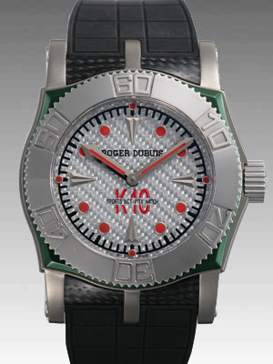 ロジェ・デュブイスーパーコピー イージーダイバーＫ１０ SE46 14 7.V/9 TX3/K10 シルバー／レッド